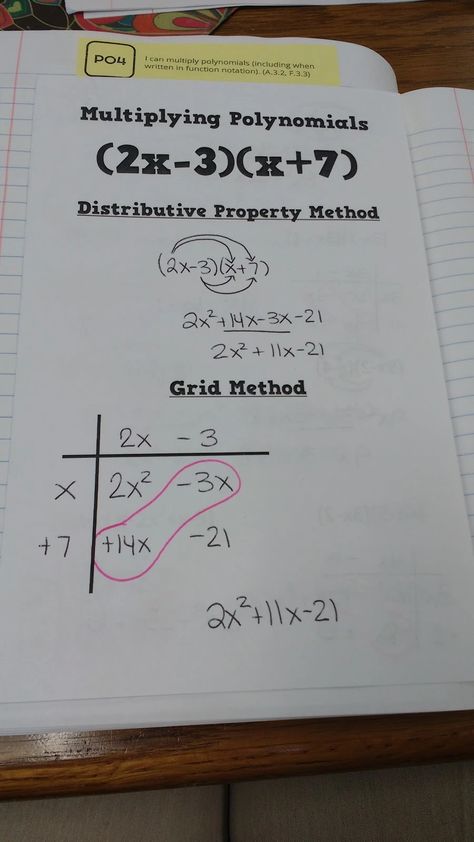 Multiplying Polynomials Foldable | Math = Love Polynomials Notes, Multiplying Polynomials, Sarah Carter, College Algebra, High School Math Teacher, Teaching Algebra, Math Anchor Charts, Maths Algebra, Math Interactive Notebook