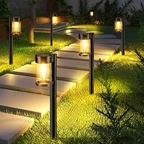 Driveway Garden, Solar Path Lights, Solar Lights Outdoor, Solar Pathway Lights, Pathway Lights, Outdoor Lighting Landscape, Pathway Lighting, Path Lights, Lights Outdoor