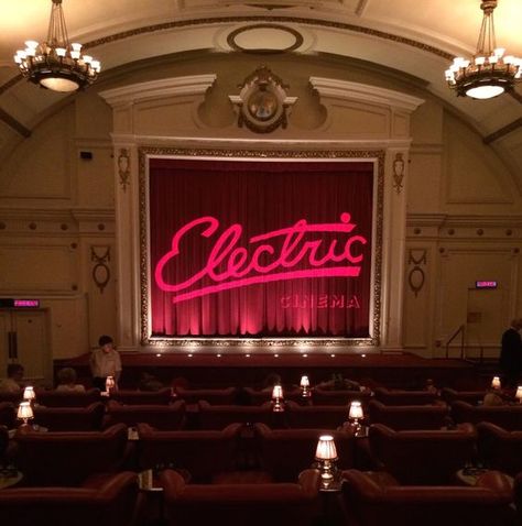 Electric Cinema Notting Hill, Electric Cinema, Old School Movies, Hangout Ideas, Cinema Design, Notting Hill London, Dinner Theatre, Cinema Experience, London Places