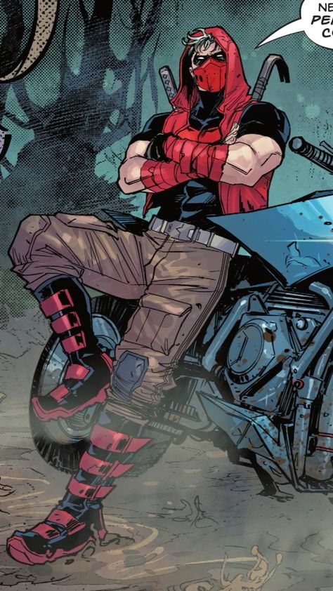 Hear Me Characters, Jason Todd Comic Art, Red Robin Dc Comics, Red Hood Jason Todd Comics, Red X Dc Comics, Jason Todd Robin Comic, Redhood Dc Wallpaper, Red Hood Jason Todd Fanart, Jason Todd Comics