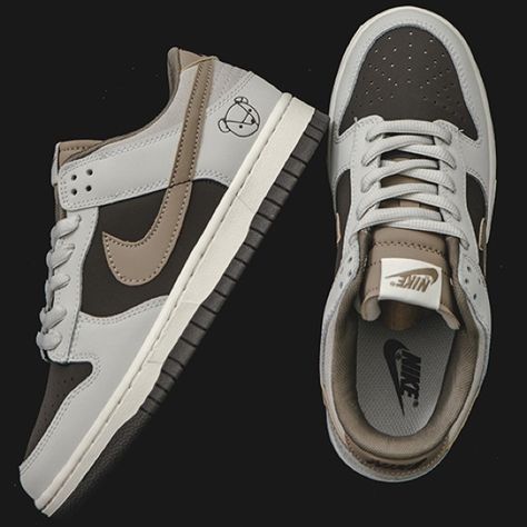 Nike Dunk Sb Low Retro White Brown Casual Sneakers Nike Jordan Brown, Nike Dunk Low Off White, All Nike Shoes, Tenis Nike, Nike Sb Dunk, Sb Dunk Low, Nike Sb Dunks, Shoes Brown, Sb Dunk