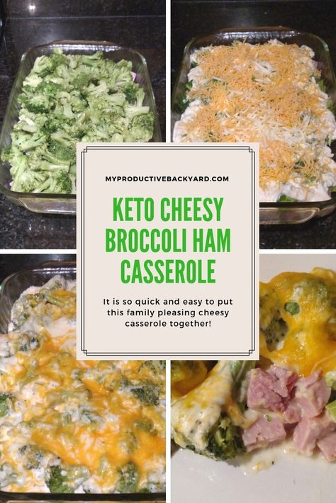 Broccoli Ham Casserole, Keto Cheesy Broccoli, Broccoli Souffle, Ham And Broccoli, Ham Broccoli, Keto Stuffed Peppers, Keto Casseroles, Ham Casserole, Cheesy Broccoli