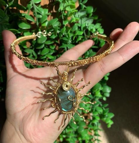 Jewelry For Summer, Ethereal Jewelry, Dope Jewelry Accessories, Goddess Jewelry, Fairy Jewelry, Pagan Jewelry, Magical Jewelry, Piercings Jewelry, Diy Wire Jewelry