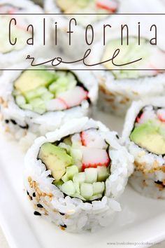 It's easy to make your own California Roll at home! California Rolls contain crab, avocado and cucumber for a fresh and delicious meal or appetizer idea! #ad Ahi Tacos, California Roll Recipes, Resep Sushi, Crab Avocado, Avocado And Cucumber, California Rolls, Making Sushi, Sushi At Home, California Roll