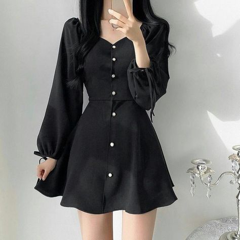 Moda Ulzzang, Cute Dress Outfits, Korean Casual Outfits, Korean Fashion Dress, Mode Inspo, Kpop Fashion Outfits, Girls Fashion Clothes, Teenage Fashion Outfits, Korean Outfits