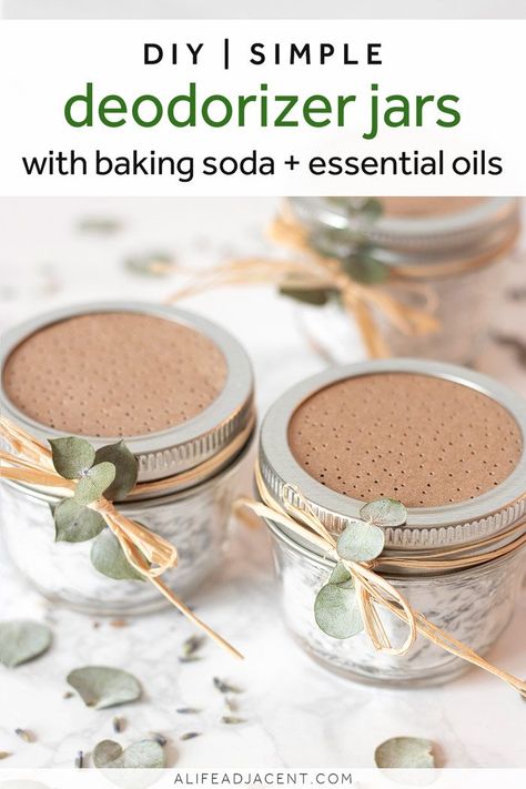 Diy Bathroom Scents Air Freshener, Diy Odor Absorber Baking Soda, Diy Deodorizer For Home, Baking Soda Deodorizer, Baking Soda Air Freshener Diy, Diy Laundry Deodorizer, Bathroom Scents Air Freshener, Homemade Room Deodorizer, Essential Oil Sachets Diy