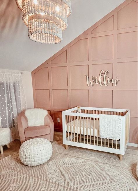 Gender Ideas, Baby Nursery Design, Baby Nursery Inspiration, Baby Room Themes, Cozy Nursery, Home Decor Aesthetic, Nursery Room Design, Girl Nursery Room