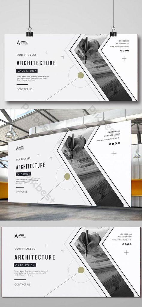 Architecture Case Study Banner Template | PSD Free Download - Pikbest Modern Banner Design Creative, Architect Banner Design, Interior Banner Design Layout, Architectural Banner Graphic Design, Architecture Poster Template, Architecture Banner Design Ideas, Architectural Banner Design, Case Studies Architecture, Interior Design Case Study Presentation