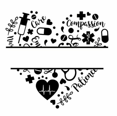 Craft Room Cricut, Diy Shirt Printing, Nurse Vinyl Decals, Nurse Art, Idee Cricut, Pharmacy Design, Projets Cricut, Image Svg, Minimalist Tattoos