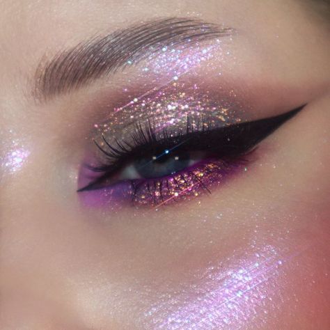 Lavender Palette, Makeup Utensils, Epic Ink Liner, Makeup 2018, Sparkly Makeup, Pink Eye Makeup, Magical Makeup, Pink Eye, Cute Makeup Looks