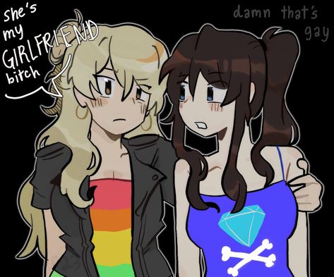 Media Consumption, Rainbow Dress, My Girlfriend, Cute Art Styles, Visual Novel, Funky Art, Game Art, Art Style, Art Inspo