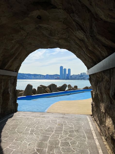 #Huinnyeoul Culture Village #흰여울문화마을 #Huinnyeoul Coastal Tunnel #Tunnel #photography #aesthetically pleasing #aestheitcs #beautiful photos #photoart #photooftheday #korea travel #south korea #instadaily #korea #Busan #busan city #busan street #부산 #부산시 #ocean #ocean view #beach #beach view Huinnyeoul Culture Village, Busan Photography, Tunnel Photography, Korea Busan, Korea Trip, View Beach, Village Photos, Korea Travel, Travel South