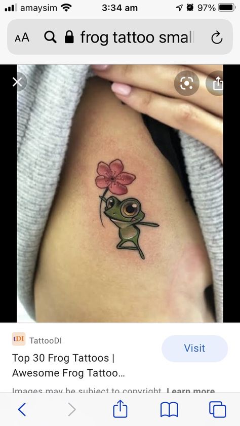 Cute Frogs Tattoo, Frog Tattoos Cute, Frog Tattoos For Women, Tattoo Frog Cute, Angel Frog Tattoo, Small Frog Tattoos For Women, Mini Frog Tattoo, Cute Frog Tattoos For Women, Cartoon Frog Tattoo Ideas