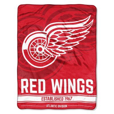 Northwest Co. NHL Polyester Throw NHL Team: Red Wings Detroit Sports, Detroit Red Wings Hockey, Red Wings Hockey, Faux Fur Throw Blanket, Fur Throw Blanket, Super Soft Blanket, National Hockey League, Red Wing, Detroit Red Wings