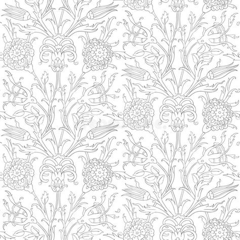 Arabic Ornament, Lace Collection, Background Diy, Persian Motifs, Islamic Art Pattern, Desktop Wallpapers Backgrounds, Ornament Pattern, Floral Drawing, Turkish Art