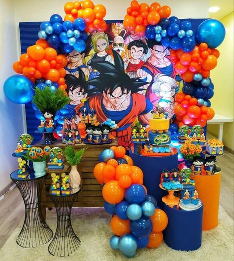 Dragonball Z Cake, Goku Birthday, Birthday Surprise For Husband, Ball Birthday Party, Baby Christmas Card, Naruto Birthday, Dragon Birthday Parties, Christmas Card Pictures, Ball Birthday Parties