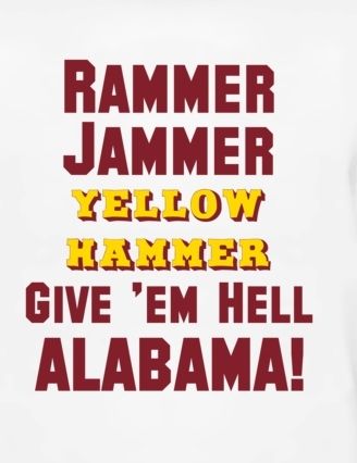 Rammer jammer yellow hammer, give em HELL Alabama!!  Ooo 3 days.  Excited!! RTR! Alabama Vs Tennessee, Alabama Football Funny, Roll Tide Quotes, Alabama Football Quotes, Roll Tide Football, Rammer Jammer Yellow Hammer, Rammer Jammer, Alabama Football Roll Tide, Crimson Tide Fans