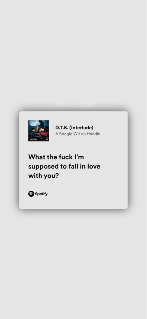 Aboogiewitdahoodie Quotes, Aboogiewitdahoodie Lyrics, Dtb Quotes, Spotify Aesthetic, A Boogie, Summer Walker, Media Quotes, Lyrics Song, Song Lyric Quotes