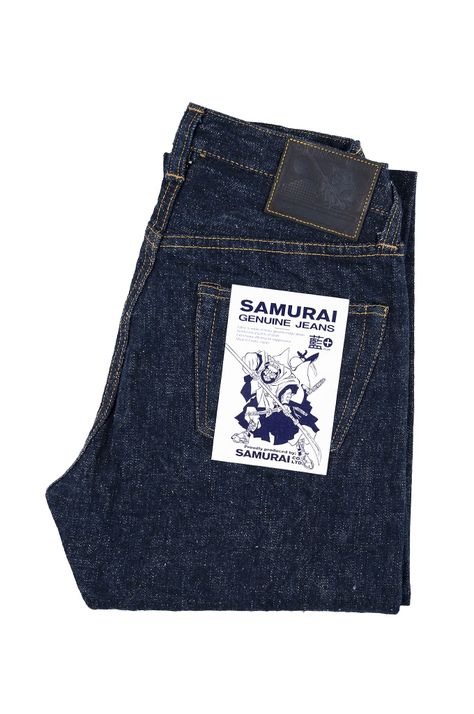 Samurai S211AX AI-BENKEI 18oz Natural Indigo Denim Jean - Straight Tapered Indigo Color, Indigo Jeans, Deep Indigo, Jean Straight, Indigo Colour, Indigo Denim, Comfortable Tops, Inception, Denim Jean