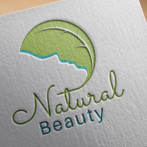 Natural Products Logo Design, Health And Beauty Logo, Skincare Logo Design Ideas, Eco Friendly Logo Design, Eco Friendly Logo, Skin Logo, Organic Logo Design, Skincare Logo, Eco Logo