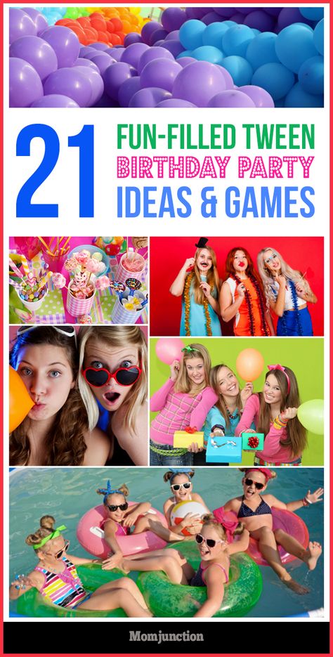 Finding the best games for your preteen party is a bit tricky. Here is a list of tween birthday party ideas and games that are sure to break the ice at parties! Party Games For Girls, Preteen Birthday, Girls Party Games, Sarah Lee, 12 Birthday, Sleepover Games, Birthday Party Activities, Birthday Party For Teens, Party Hacks