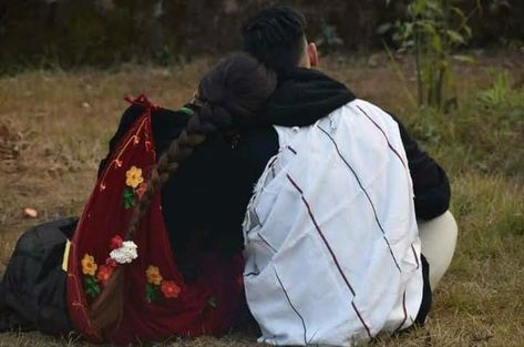 Magar Culture Dress Couple, Magar Dress Couple Nepali, Nepali Couple Aesthetic, Magar Culture, Cupple Pictures, Magar Dress Nepali, Nepali Couple, Nepali Aesthetic, Digi Pics