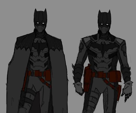 Fan Made Batman Suits, Batman Costume Design, Batman Armor Concept, All Batman Suits, Batman Armor Suits, Batsuit Concept Art, Batman Concept Art Suits, Batman Suit Concept, Batman Suit Design