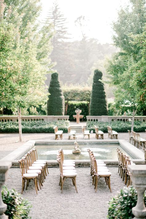 Read More: https://www.stylemepretty.com//www.stylemepretty.com/vault/image/6849360 Garden Wedding Ceremony Arch, Beaulieu Garden Wedding, Beaulieu Garden, Wedding Arbors, Wedding Ceremony Arch, Garden Weddings Ceremony, Ceremony Design, Dream Wedding Venues, Wedding Court