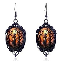 Gothic Mystery, Dark Earrings, Goth Victorian, Earrings Goth, Earrings Punk, Victorian Earrings, Witch Earrings, Punk Earrings, Cameo Earrings