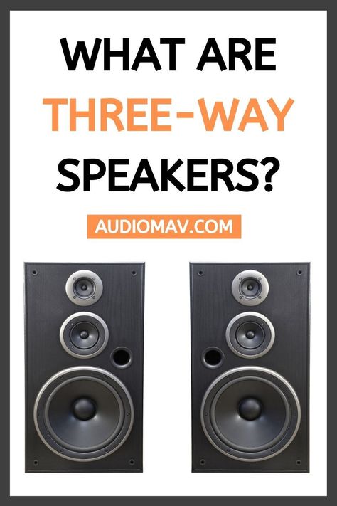 What are three-way speakers? What's the difference between 2-way, 3-way, and 4-way speakers? Find out in this article #3wayspeakers #surroundsound #speakers Surround Sound Speakers, Music Studio Room, Sound System Speakers, Home Theater Setup, Speaker Systems, Speaker Design, Studio Room, Speaker System, Music Studio