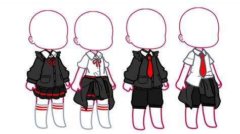 These are for my story you may take inspiration but please give credit Gacha Uniform Ideas School, Gacha Design, Outfit Gacha, Gacha Outfit, Club Outfit Ideas, Gacha Stuff, Gacha Ideas, Gacha Oc, Life Video