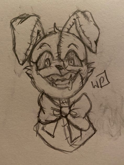 Vanny Fnaf Drawing, Fnaf Pencil Drawings, Vanny Drawings, Fnaf Drawings Sketches Easy, Fnaf Doodles Easy, Fnaf Drawings Creepy, Fnaf Art Ideas, Fnaf Drawings Easy, Fnaf Drawings Sketches