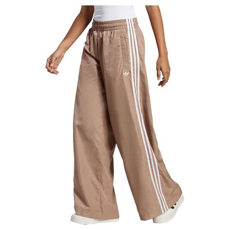 adidas Originals Oversized Pants Brown | Dressinn Cream Pants Outfit, Pants Adidas, Oversized Pants, Cream Pants, Workout Fits, Pants Brown, Clothing Pants, Adidas Outfit, Brown Pants