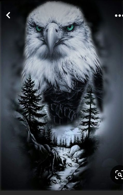 Half Sleeve Tattoos Wolf, Eagle Shoulder Tattoo, Eagle Head Tattoo, Wilderness Tattoo, Bald Eagle Tattoos, Animal Tattoos For Men, Animal Sleeve Tattoo, Nature Tattoo Sleeve, Native American Tattoo