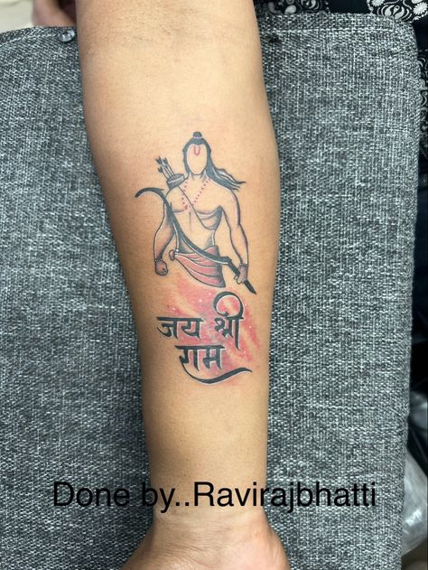 #shreeram #ramtattoo #shreeramtattoodesign #artist #ravirajbhatti Shree Ram Tattoo Design, Shree Ram Tattoo, Ram Tattoo Design, Ram Tattoo, Kerala House, Kerala House Design, Shree Ram, Tattoo Studio, Tattoo Design