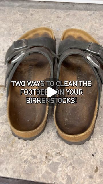 Broadway Shoe Repair on Instagram: "Alright folks- here is a follow up video from last week’s Tuneup Tuesday!   We did not clean the footbed last week in our video and we do not offer this service in store BUT this video shows you how you can do it yourself at home with just a few simple products/tools! Let us know what you think. Which method would you use?   #birkenstock #sandal #birkenstockcare #shoeporn #shoeaddict #birkenstockarizona #shoerepair #supportlocalyxe" Cleaning Birkenstock Footbed, How To Style Birkenstock, Birkenstock Cleaning Diy, Styling Birkenstock Sandals, Clean Birkenstock Footbed, How To Clean Birkenstocks Footbed, Cleaning Birkenstock Sandals, How To Style Birkenstock Sandals, Birkenstocks With Dress