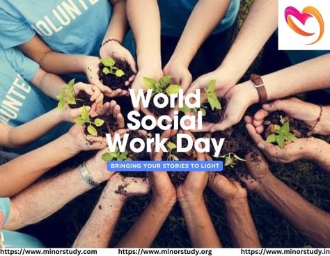 World Social Work Day is a day to celebrate the social workers who make a difference in the lives of others. It is also a day to raise awareness about the importance of social services and to promote the positive impact of social work on individuals, families, and communities. #Minorstudy #WorldSocialWorkDay #SocialWorkDay #MinorstudyMission #minorstudycareer #enterprenurship #environmentally #awareness #minorstudyfoundationearth #anniversary #InternationalDay #godland #naturelove #SwamiVive... World Social Work Day, Social Service, Social Workers, Ture Love, The Lives Of Others, Social Services, International Day, Social Worker, Social Work