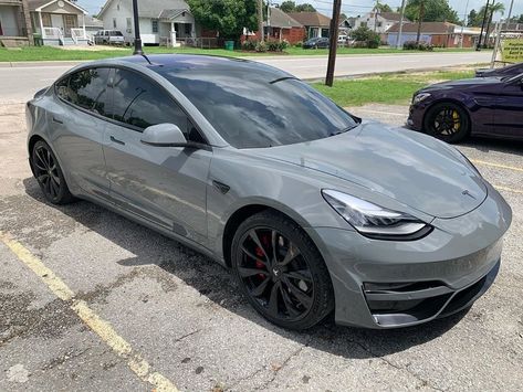 Click this image to show the full-size version. Custom Tesla Model 3, Tesla Custom, Tesla Car Models, Tesla 3, Sedan Cars, Luxury Car Interior, Tesla Motors, Tesla Car, Car Goals