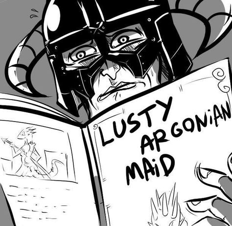 Lusty Argonian Maid Skyrim meme illustration Maid Book, Argonian Maid, Dragonborn Skyrim, Skyrim Fanart, Elder Scrolls Memes, Skyrim Game, Skyrim Art, Dark Alice In Wonderland, Dark Souls 2