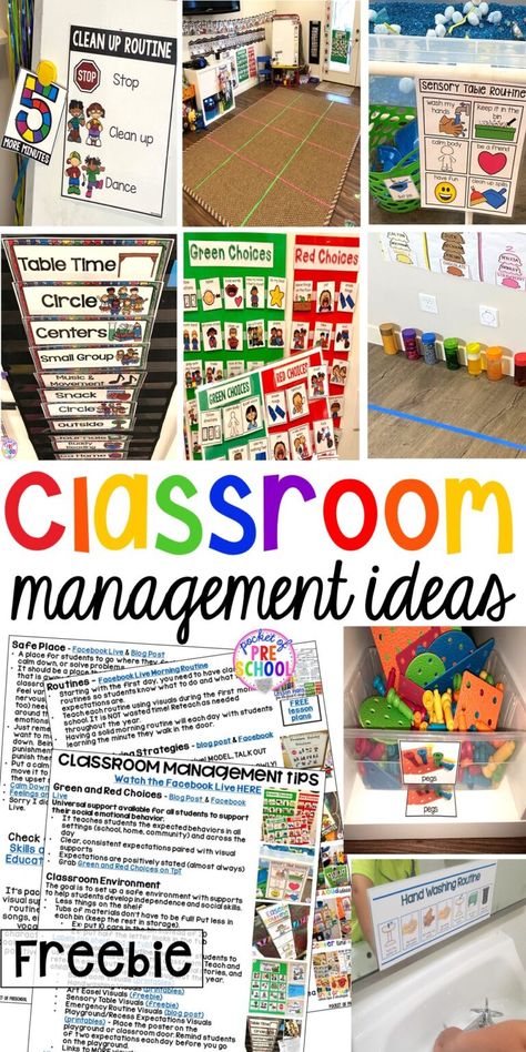 How To Set Up A Preschool Classroom, Ideas For Pre K Classroom, Kindergarten Check In System, Behavior Preschool Ideas, Pre K Essentials, Setting Up Preschool Classroom, Preschool Classroom Needs, Gsrp Classroom Set Up, Classroom Management For Preschool