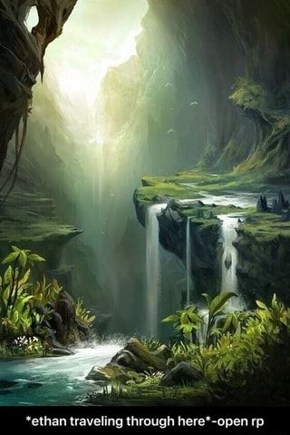 *ethan traveling through here“-open rp - *ethan traveling through here*-open rp – popular memes on the site iFunny.co Cliff Painting, Concept Art Landscape, Arte Peculiar, Images Disney, Landscape Concept, Fantasy Forest, Fantasy Places, Landscape Drawings, Fantasy Art Landscapes