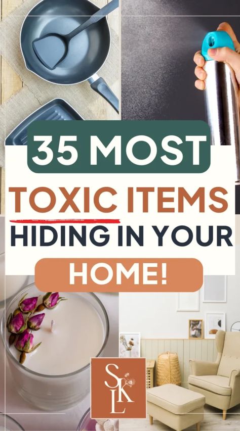 Beyond the most common items like air fresheners and non-toxic cookware, numerous under-the-radar products might be silently posing risks to your health. Toxic Free Products, Non Toxic House, Toxic Cookware, Toxic Household, Non Toxic Living, Non Toxic Cookware, Living On A Budget, Toxic Free, Home Safes