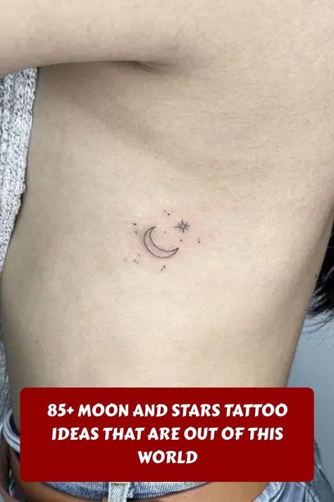 Explore over 85 stunning moon and stars tattoo ideas in this curated collection. From minimalistic designs to intricate creations, find inspiration for your next piece of body art. Discover unique ways to incorporate celestial elements into your tattoo for a truly out-of-this-world look. Whether you're a fan of astrology or simply drawn to the beauty of the night sky, these tattoos are sure to mesmerize you. Moon And Stars Tattoo, Stars Tattoo, Celestial Elements, Moon And Stars, The Night Sky, Out Of This World, Night Sky, This World, Astrology