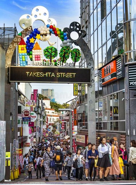 Takeshita Dori in Tokyo. Takeshita Dori, famous shopping street in Harajuku, Tok , #ad, #Tokyo, #Dori, #Takeshita, #famous, #Harajuku #ad Harajuku Takeshita Street, Photo Japon, Takeshita Dori, Takeshita Street, Tokyo Shopping, Harajuku Tokyo, Japan Trip, Filming Locations, Japan Travel