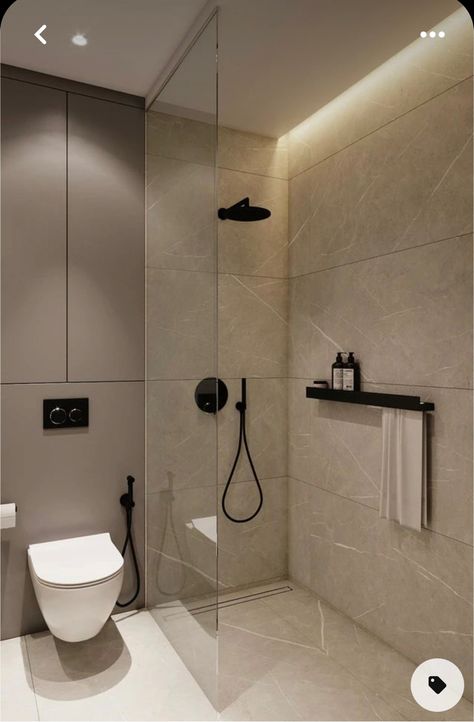 Makeover Kamar Mandi, Decor Makeover, Minimalist Bathroom Design, Washroom Design, Bathroom Redesign, Design 2023, Bathroom Design Decor, Toilet Design, Bathroom Inspiration Decor