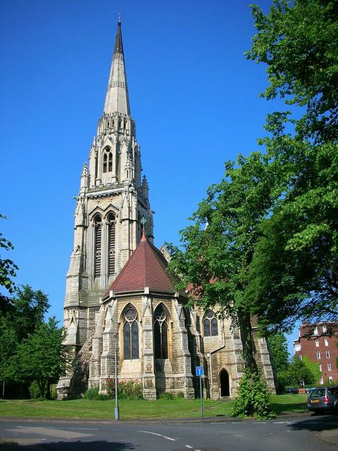 St augusertine.edgbaston.birmingham.england. Warwickshire England, Church Photography, Church House, Abandoned Churches, Houses Of The Holy, Beautiful Churches, Gothic Cathedrals, Gothic Church, Take Me To Church