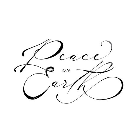 Peace On Earth Art, Peace Calligraphy, Design Kalender, Peace On Earth Christmas, Peace Christmas, Christmas Bible Verses, Sublimation Cricut, Scrapbooking Paper Crafts, Christian Quotes Prayer