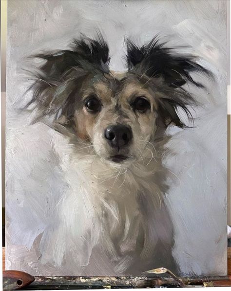 Jennifer Gennari, Pet Portrait Art, Dog Watercolor Painting, Pet Portrait Paintings, Dog Portraits Painting, Portraits Painting, Dog Portraits Art, Canvas Art Projects, Painting Animals