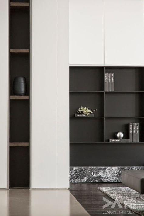 Media Cabinet, Residential Interior, Cabinet Design, Wall Unit, 인테리어 디자인, Joinery, Modern Living, Interior Details, Interior Spaces