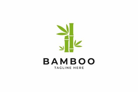 Premium Vector | Vector bamboo sprout logo design Bamboo Logo Design Ideas, Bamboo Logo Design, Bamboo Vector, Sprout Logo, Bamboo Logo, Logomark Design, Web Colors, Bamboo Art, Vector Template